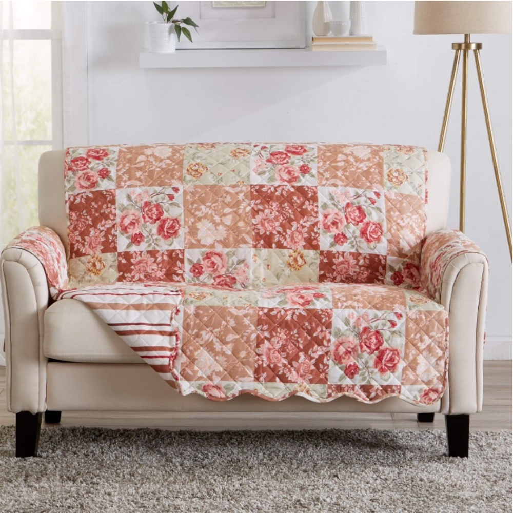 Floral Patchwork Sofa Cover